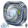 USB Desk Fan Mini Desktop Cooling Fan with 3 Speeds Adjustable, Personal USB Silent Powerful Fans