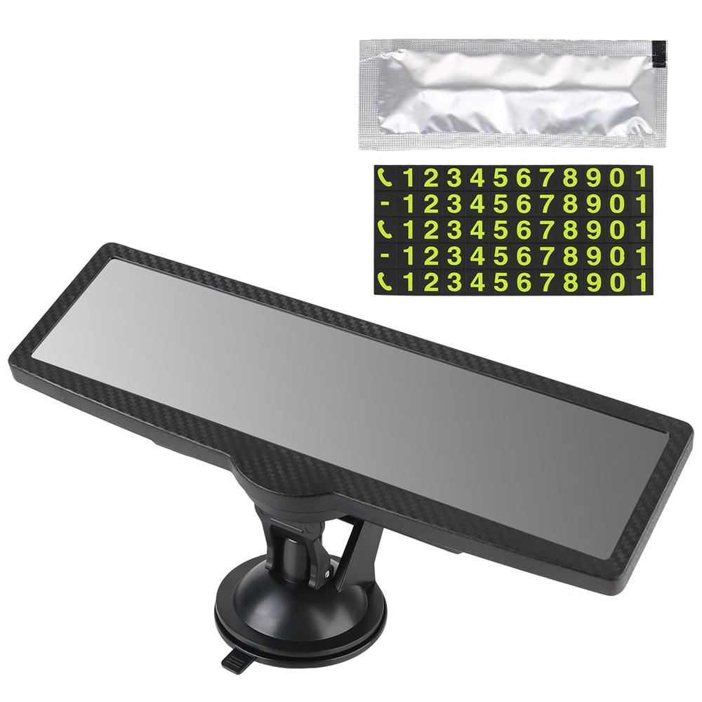 Adjustable Auto Interior Rear View Mirror 360 Degrees Rotatable Adjustable Interior Accessories Car Mirror Auto Parts