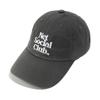 Net Social Club OG LOGO WASHED CAP (CHARCOAL)