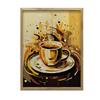 Coffee Time Coffee Time, 40X50 Cm, Black Aluminum Frame, 230 Gsm Matte Paper