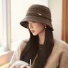 Hat Women's New High End Fisherman's Hat Japanese Versatile Without Makeup To Show Off Her Face Small Bucket Hat Thick