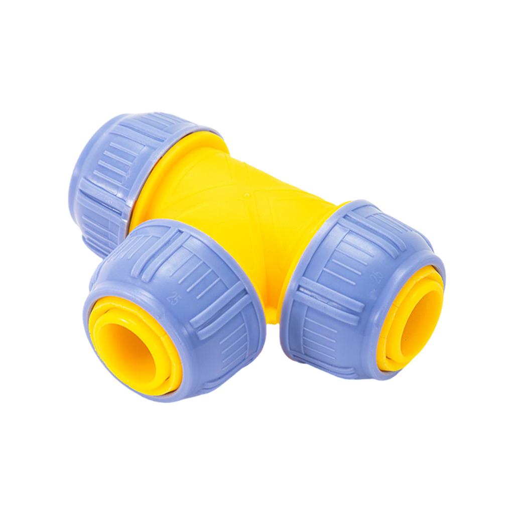 25mm Pipe Fitting Plumbing Connector Water Supply Fittings PP Texture for Indoor and Outdoor Water Supply Systems