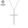 925 Silver Necklace Faith Pendant Fashion Silver Jewelry Collarbone Chain