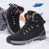 NeW Men Winter Snow Boots For Waterproof Leather Sneakers Super Warm Men's Boots Outdoor Male Hiking Boots Work Shoes Size 39-48