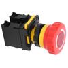 Emergency Stop Button Rotary Switch Manual Tools Industrial Hardware Red 10A 600V