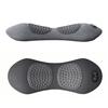 Lumbar Support Pillow Deep Tissue Massager with Heating & Vibration Memory Foam Cushion for Travel Home Office Use