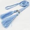 Women's Belt Woven Tassel Waist Strap Student Belt Thin Waist Chain Bow Rope Skirt Knotted Decorative Korean Style