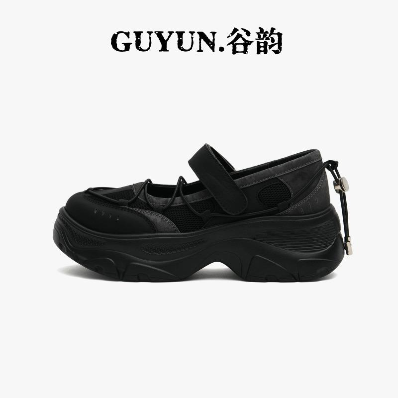 Summer New Thick-soled Mary Jane Shoes for Women's Small Height Increase Versatile Casual Sports Sandals