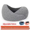 U-Shaped Memory Foam Travel Neck Support Pillow - Portable and Storable Snail Design