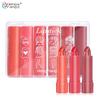 HengFang Six Color/Set Long-lasting Moisten Lipstick Red Colors Lips Makeup