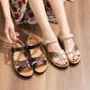 Mom Shoes Sandals Women's Summer Soft-soled Grandma Shoes for the Elderly Non-slip Versatile Flat-soled Middle-aged and Elderly Women's Shoes