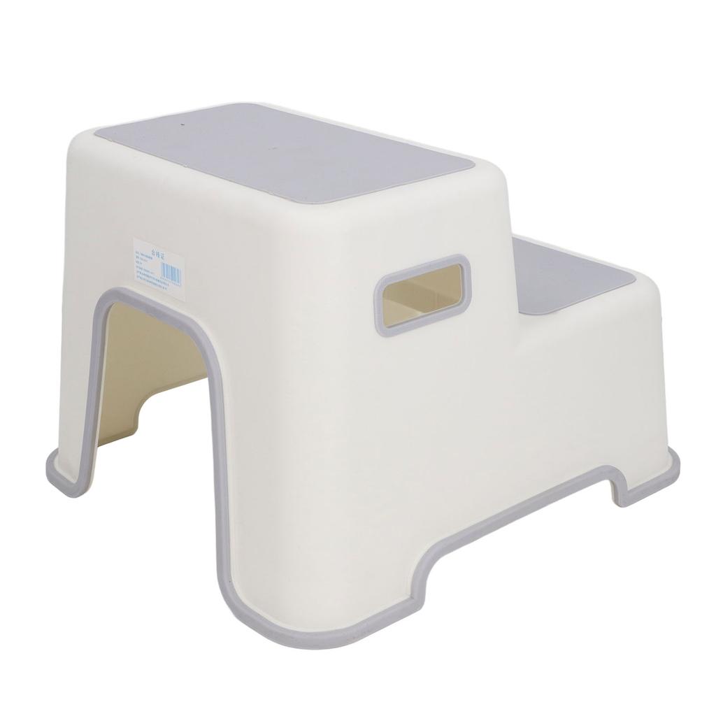2 Step Stool for Kids Thicken Plastic Toddler Step Stool Non Slip Baby Stepping Stool Stable