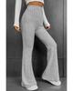 Azura Exchange Ribbed Flare Pants