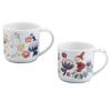 Yamakasyoten MOOMIN Mug Pair Approx. 350ml Microwave Safe Made In Japan "Herbarium" MM2100-13