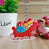 Christmas Keychain Christmas Decoration Santa Claus Elk Snowman Keychain New Year Decoration 2021 Children's Gift Key Ring Chris
