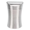 Desk Trash Can with Swing Lid 304 Stainless Steel Small Waste Bin for Household Office Toilet