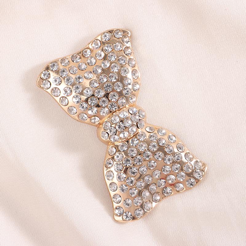 1Pc Women Shoes Clip Diy Bowknot Shoe Charm Metal Sandal Buckle Shoe Accessories