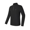 Fila 2025 Q1 Sports Versatile Knitted Long Sleeve T-Shirt Men Tops Deep-Black A11M511207FBK