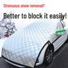 Universal Frostproof & Snowproof Car Shield: Half Cover Windshield Protector for Winter
