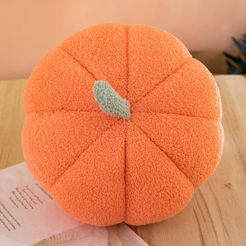 Soft Pumpkin Plush Toys Lovely Stuffed Plant Bedroom Decoration Halloween Decor Dolls Soothing Pillow for Kids