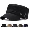 Four Seasons Flat Cap Men Cotton Military Caps Baseball Cap Casual Trucker Snapback Captain Cap Army Visors Training Cadet Caps