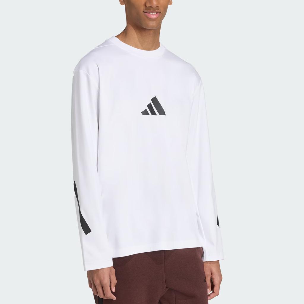 Adidas True Healing Series Top Sports Casual Cool Loose Round Neck Pullover Long Sleeve T-Shirt Men Tops KE4903