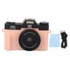 4K Digital Camera 56MP 16X Zoom Anti Shake Autofocus 180 Deg Flip Screen Compact Digital Camera for