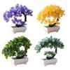Yousheng Simulation Fake Potted Bonsai Tree Artificial Plant Desk Ornament Home Decor