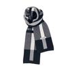 Men's Autumn/Winter Plaid Scarf: Warm Korean-Style Versatile Snood for Students and Youth