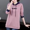 Sweatshirt Cotton Women Oversized Pullover Blouse Loose Casual Hooded Sweatshirt Tops