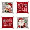 Santa Claus Snowman Pillowcase Christmas Decoration New Year Gift Home Living Room Sofa Cushion Suite Room Decoration