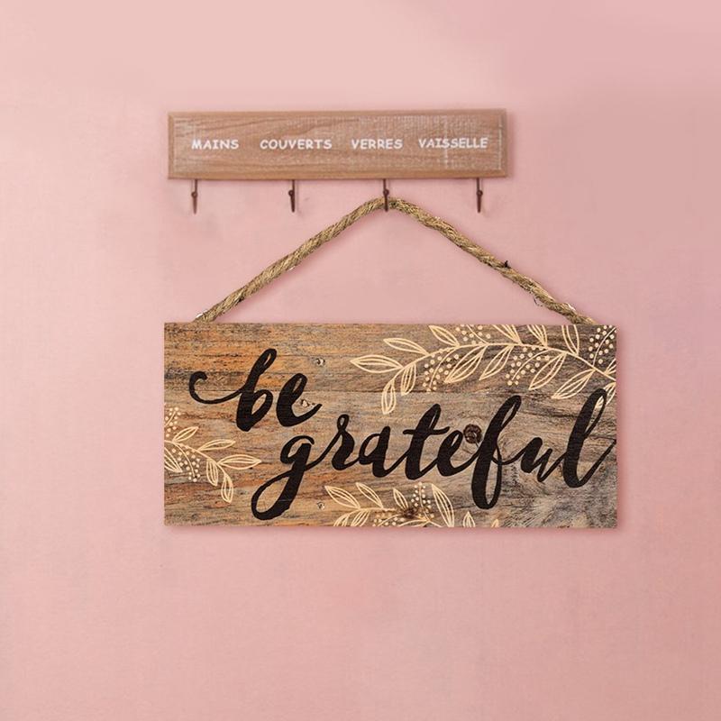 Wooden Hanging Plaque Pendant Tag Vintage Hanger Board Sweet Home Coffee Bar Decor Sign Wall Door Hanging Art Plaque