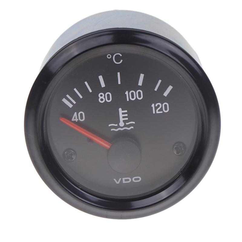 Vdo Water Temperature Gauge 12V 24V 40-120C Diesel Generator Set Parts Engineering Vehicle Instruments