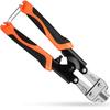 OKAWASI Wire Cutter, Hard Steel Wire Cutter, Bolt Clipper, Adjustable Blade Opening, CR-V Steel, Non-Slip Grip, Locking Function, Metal Cutting Tool