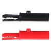 2Pcs Push Button Type Full Protective Alligator Clip For Professional Multimeter