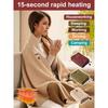 Graphene Heating Warming Blanket Blanket Warming Blanket Heating Shawl USB Washable Leg Cover Shawl Electric Blanket No Power