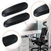 2Pcs Office Chair Armrest Replacement Pads Cap Left and Right Simple Line Easily Install
