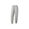 Embroidered Logo Fleece-Lined Joggers Women Bottoms Grey DQ5800-063