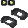 Set of 2 EG Compatible Eyecups for Canon EOS 5D Mark III 7D Mark X III with Hot Shoe Cover and Level Eyepieces, IV, 5DS, 5DSR, II, 7D, 1D, Cameras,