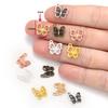 30pcs 6 Colors Butterfly Charms For Bracelets Necklace Pendant DIY Handmade Jewelry Making Accessories 12*13mm D2143