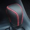 Wear-resistant Shift Knob Cover Leather Car Interior Accessories Car Shift Handle Cover  for Car