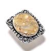 Natural Jasper Gemstone Handmade 925 Sterling Silver Jewelry Ring Size 10 g1B87