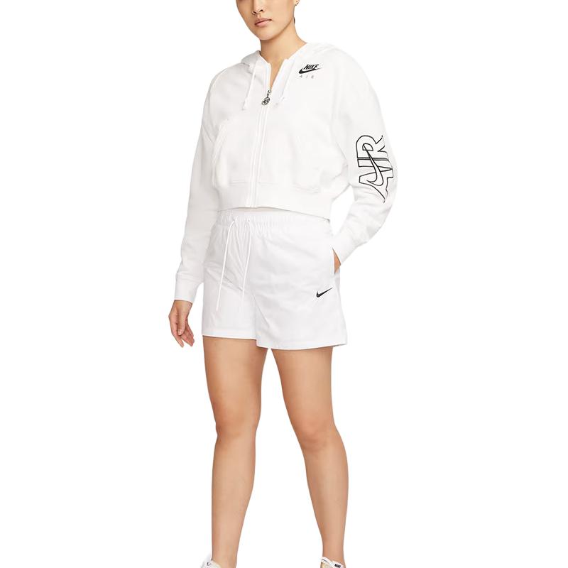 New Nike Sports Life Collection Shorts Women's White DM6761-100