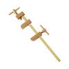 F Claim Japanese Wood Holder Brass Fixture Plate Positioning Miniature Heavy Duty Tool