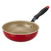End To Lost Frying Evercook Deep 24 Compatible with All Heat Sources Days Frying PFOA Red Doshisha [An Pans] Stir-Fry Pot, Cm, (IH Compatible) [500
