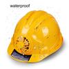 Solar Fan Helmet Outdoor Work Safety Helmet Construction Workplace ABS Material Protection Cap Powered by Solar Panels