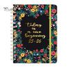 2025-2026 Planner Jul 2025 - Jun 2026 12 Month Daily Weekly Monthly Planner Floral Print Spiral Binding Notebook for Home Office School