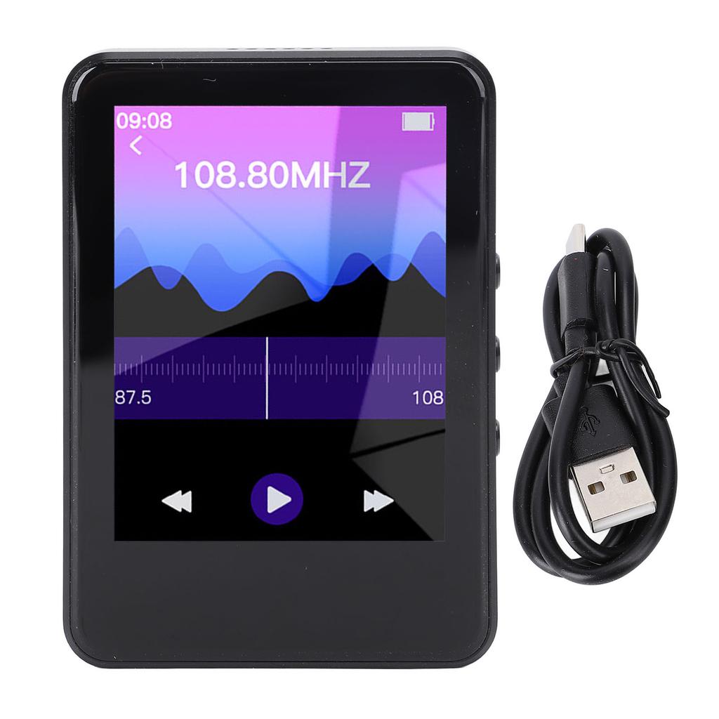 Touch Screen MP4 Player Bluetooth HD 2.4 Inch Music Player with Camera Video Picture Radio Electronic Book Speaker
