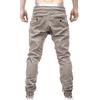 Мужские спортивные штаны, повседневные эластичные спортивные штаны, спортивные однотонные мешковатые брюки с карманами