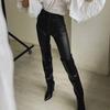 Casual High Waist Skinny Pants Fashion Women Stretchy Faux Leather Leggings Women Sweatpants Glossy Trousers Elastic Joggers 26319